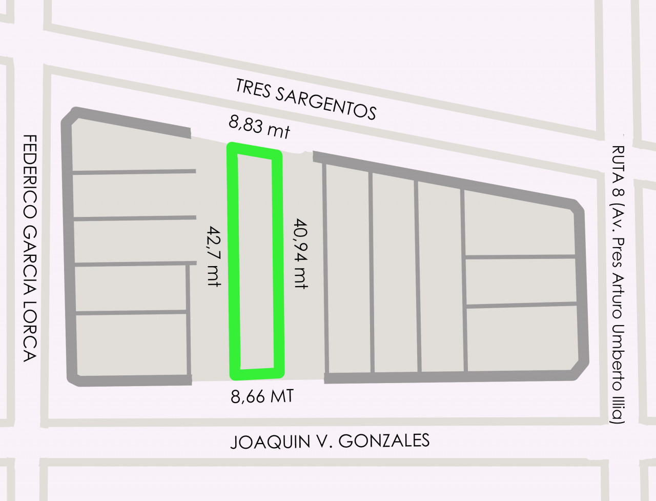 GALPÓN DE 165,55 MT2 CUBIERTOS EN TERRENO DE 362 MT2 TOTALES EN JOSÉ C. PAZ, ENTRE RUTA 8 Y FEDERICO GARCIA LORCA, A 7 CUADRAS DE 197