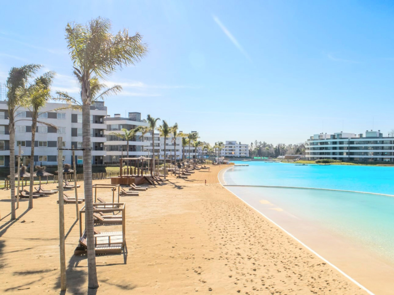 Venta Laguna departamento 2 ambientes Vista Cristal  con Jardin Lagoon en pozo financiacion